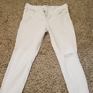 Distressed jeans
